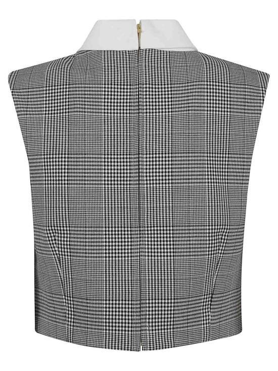 25FW 셀프 포트레이트 민소매 티셔츠 PF25036TBBWBLACK White - SELF PORTRAIT