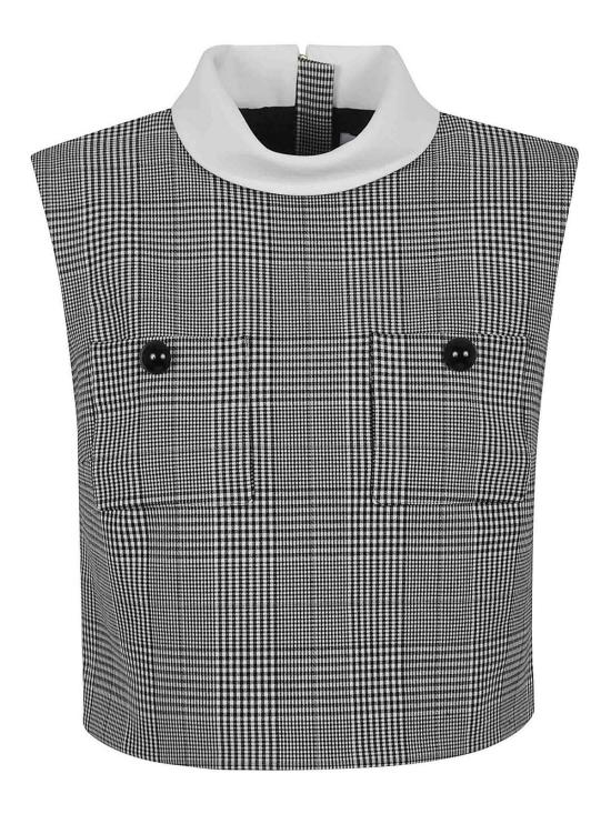 25FW 셀프 포트레이트 민소매 티셔츠 PF25036TBBWBLACK White