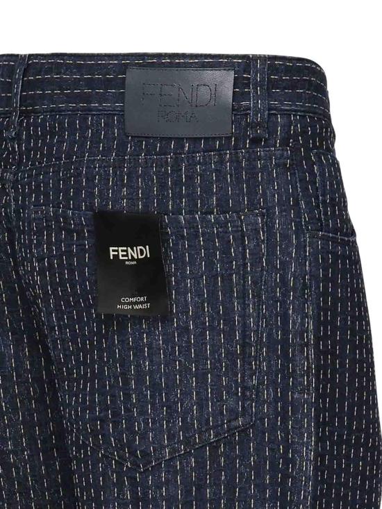  펜디 스트레이트 팬츠 FLP285AUACF1RXI Medium Wash - FENDI