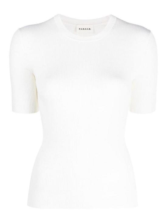 25FW 파로쉬 반팔 티셔츠 D510795LEILA24002 White