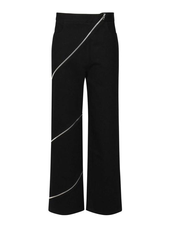  알라이아 스트레이트 팬츠 AA9P0295D003A995 Black