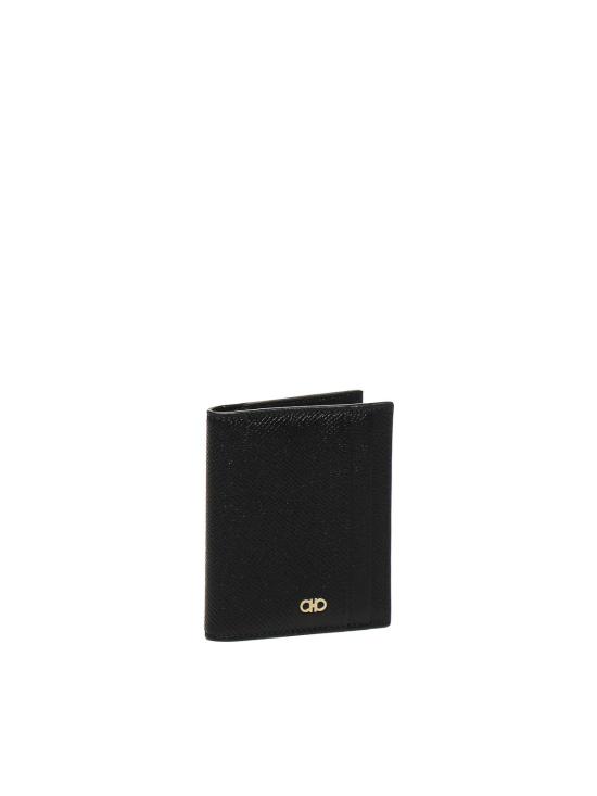25FW 살바토레 페라가모 간치니 반지갑 661687784786001 Black - SALVATORE FERRAGAMO