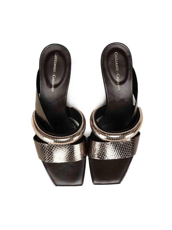 26SS 줄리아노 갈리아노 샌들 GAYAOLDACCIAIO Black - GIULIANO GALIANO