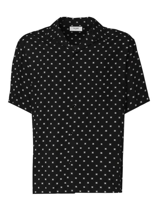 25FW 셀린느 반팔 셔츠 2C946387Z12NC Black