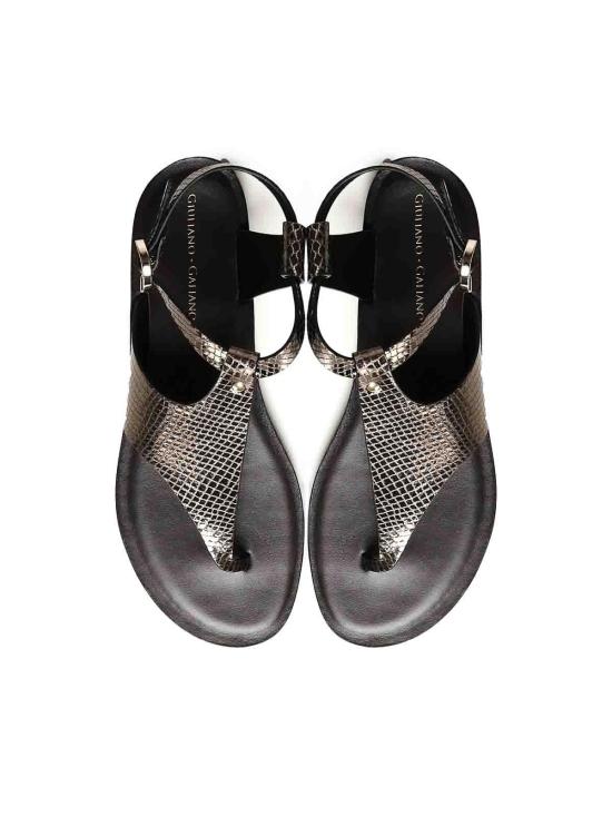 25SS 줄리아노 갈리아노 샌들 SISSYOLDACCIAIO Black - GIULIANO GALIANO