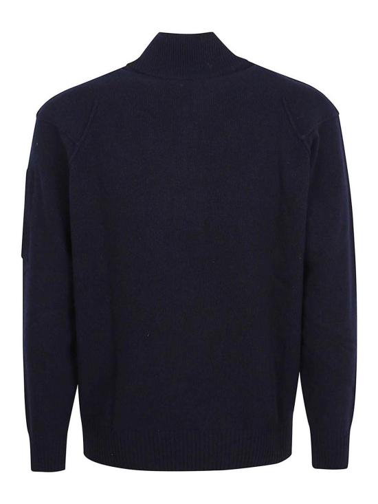 26FW 씨피 컴퍼니 집업 니트 RFCMKN709A110149A888 Blue - C.P. COMPANY