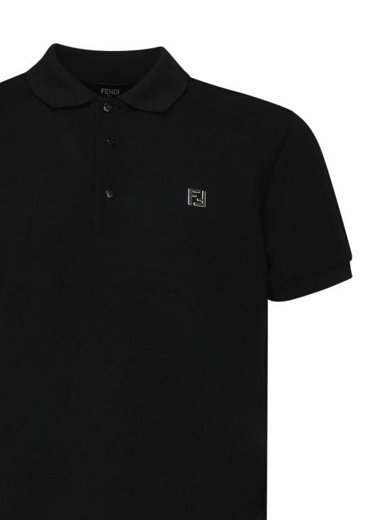 26SS 펜디 폴로 티셔츠 FY0985AUA5F0QA1 Black - FENDI