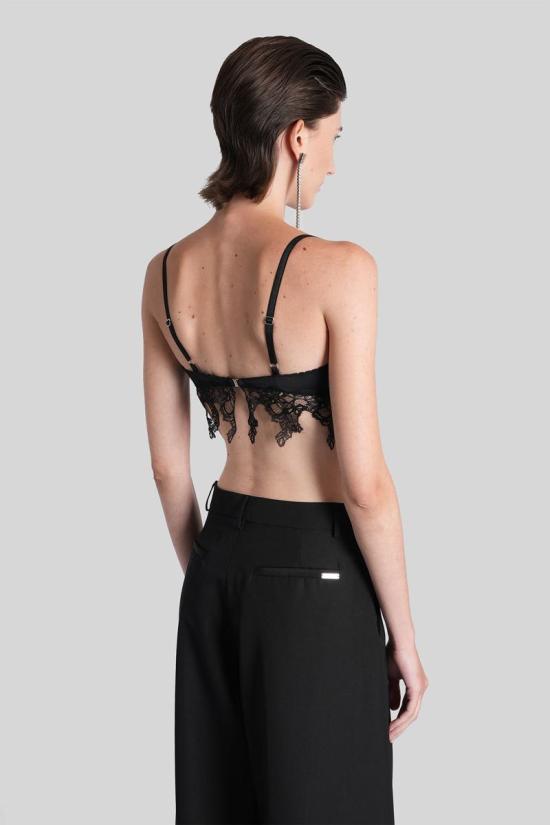 25FW 블루마린 민소매 티셔츠 425450 2C405A Black - BLUMARINE