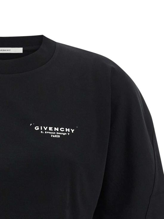  지방시 반팔 티셔츠 BW70FKP75N001 Black - GIVENCHY
