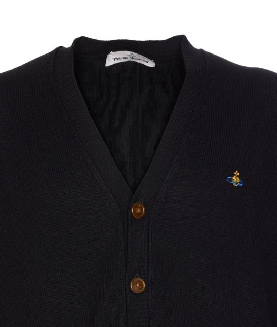 25FW 비비안웨스트우드 가디건 27010014Y0021N401 Black - VIVIENNE WESTWOOD