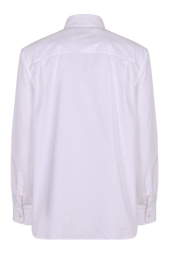 25FW 구찌 포켓 자수 셔츠  833294Z7AUX 9000 WHITE - GUCCI