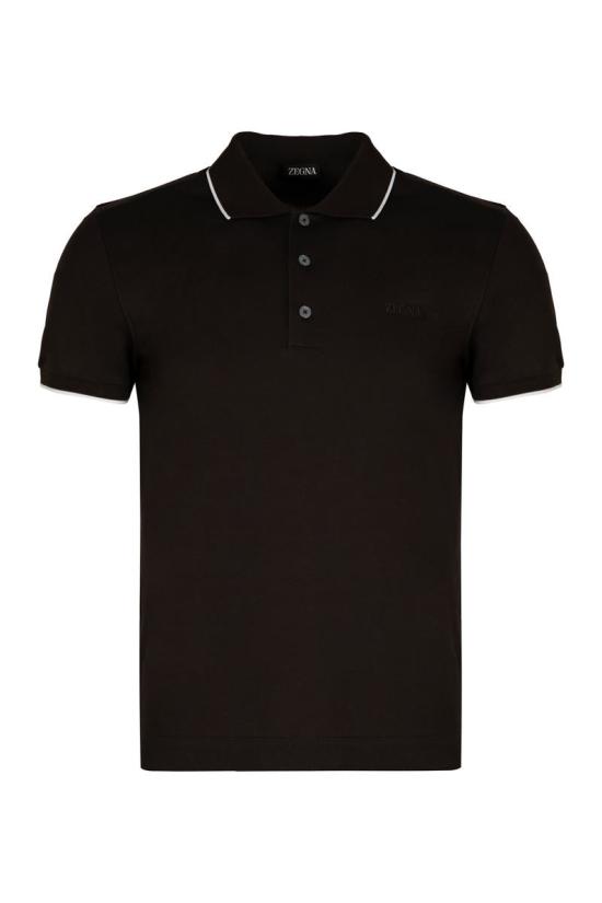  에르메네질도제냐 폴로 티셔츠 G746UG358A2 202 BROWN