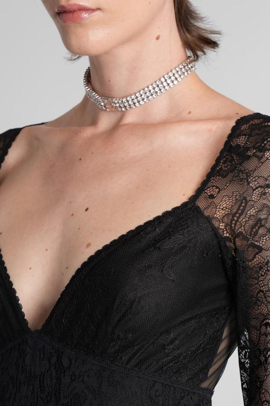 25FW 블루마린 롱 원피스 425441 2A689A Black - BLUMARINE