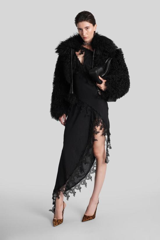 25FW 블루마린 롱 원피스 425438 2A674A Black - BLUMARINE