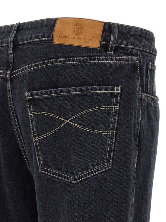 25FW 브루넬로 쿠치넬리 데님 팬츠 M235PX1290C9016 GRAY - BRUNELLO CUCINELLI