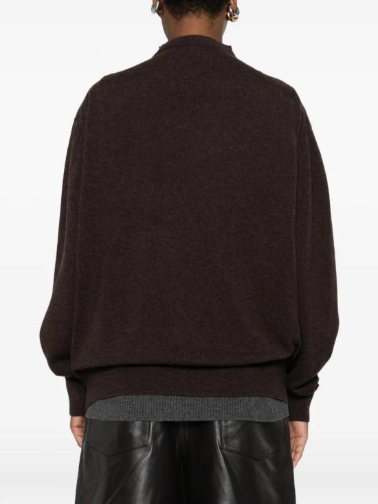 25FW 까르벵 스웨터 6252K21059OAKMELANGE Brown - CARVEN