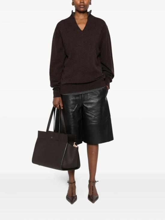 25FW 까르벵 스웨터 6252K21059OAKMELANGE Brown - CARVEN