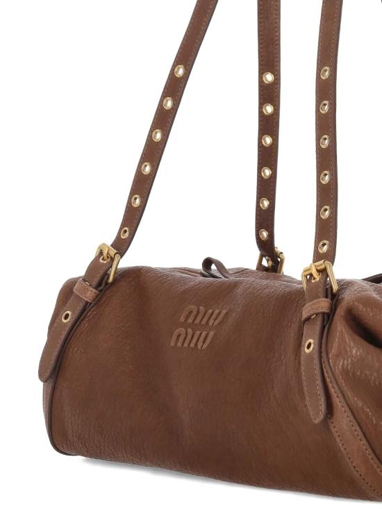 25FW 미우미우 숄더백 5BC190 2E3GF0038 Brown - MIU MIU