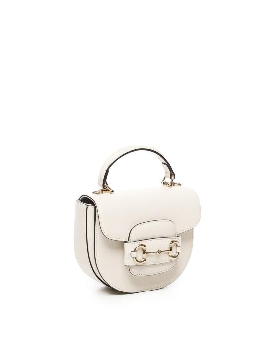  구찌 홀스빗 1955 미니 탑 핸들백 7813871AAQD9022 White - GUCCI
