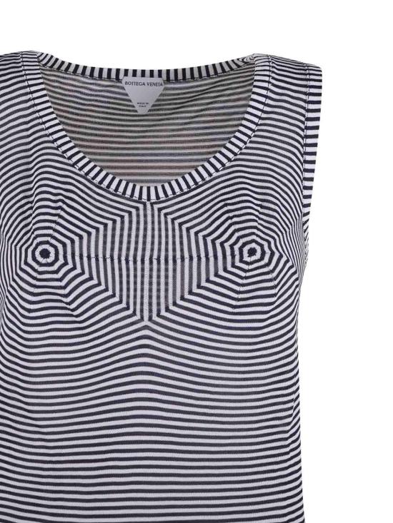  보테가베네타 민소매 티셔츠 730445V2PM04096 White - BOTTEGA VENETA