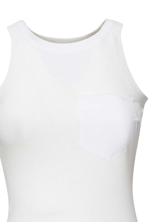  스포트막스 민소매 티셔츠 2512361072600000 White - SPORTMAX