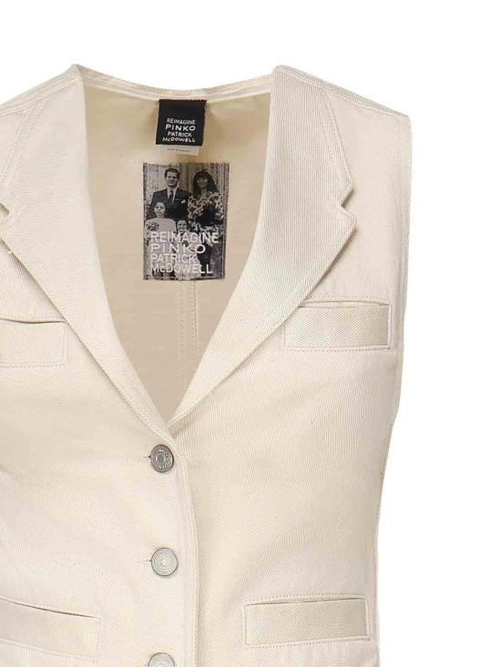  핑코 민소매 티셔츠 1050722JOC21 White - PINKO