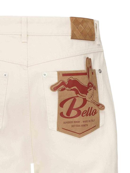  보테가베네타 스트레이트 팬츠 824658V5DV09247 White - BOTTEGA VENETA
