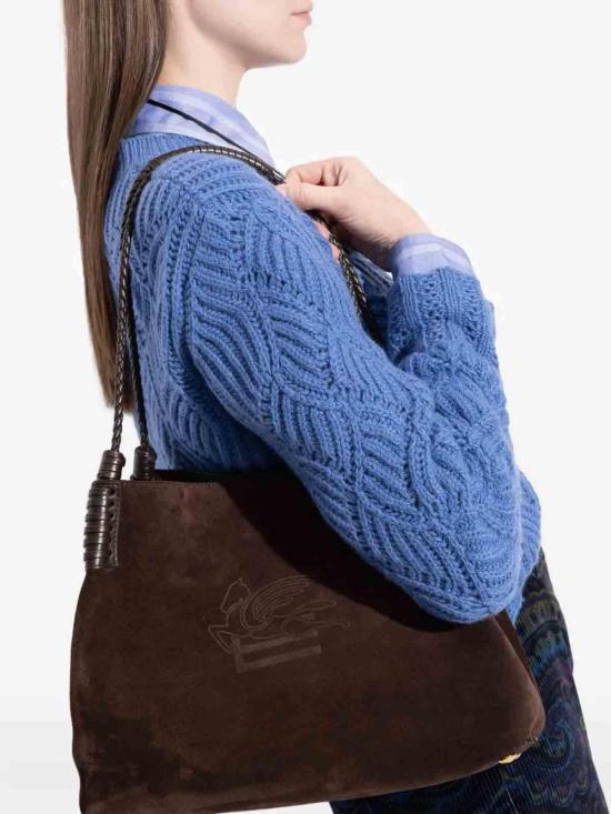 26FW 에트로 LIBRA 리브라 스몰 토트백 WP1D0038AP343M0406 BROWN - ETRO