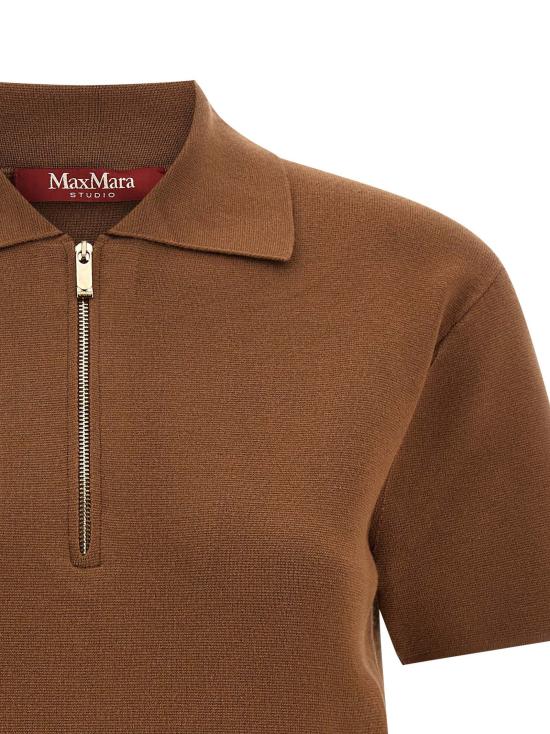 25FW 막스마라 스튜디오 폴로 티셔츠 2526366021600003 - MAX MARA STUDIO