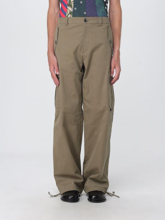 25FW 모스키노 스트레이트 팬츠 03015218 0426 Green