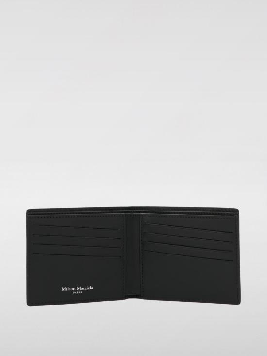 25FW 마르지엘라 포 스티치 반지갑 S35UI0435P4745 T8013 Black - MAISON MARGIELA