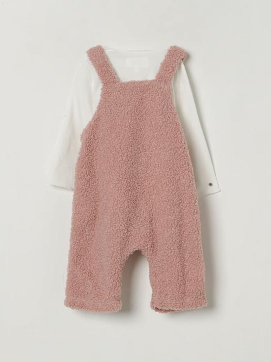 25FW [키즈] 테디 앤 미노우 오버롤 A25TDS0004PE034 333 Blush Pink - TEDDY & MINOU