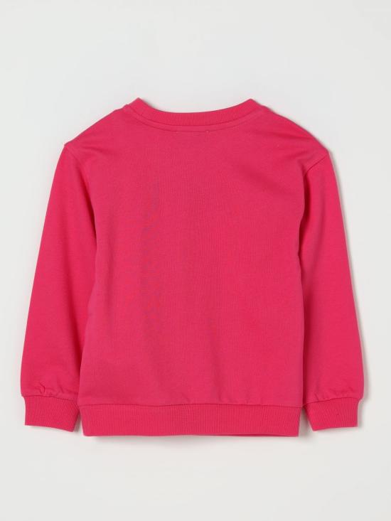 25FW [키즈] 모스키노 풀오버 HUF095LCA60 50541 Pink - MOSCHINO