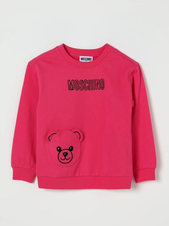 25FW [키즈] 모스키노 풀오버 HUF095LCA60 50541 Pink