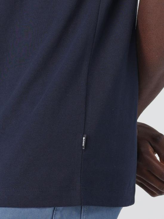 25FW 보스 반팔 티셔츠 50495742 404 Blue - BOSS