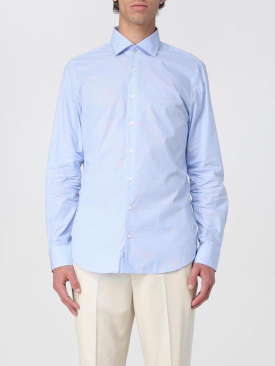 25FW 마이클 코어스 긴팔 셔츠 MK0DS01292 455 Blue