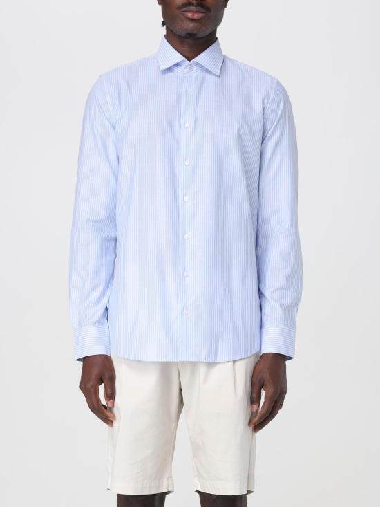 25FW 마이클 코어스 긴팔 셔츠 MK0DS01408 455 Blue