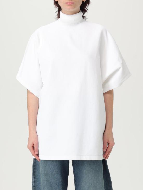 25SS 알라이아 반팔 티셔츠 AA9H1213K064A 000 White
