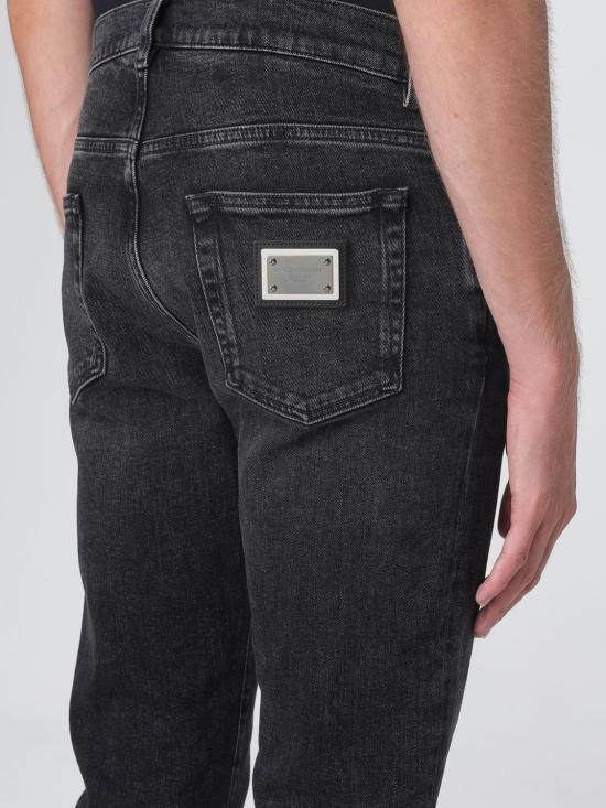 25FW 돌체앤가바나 데님 팬츠 GY07CDG8NK9 S9001 Black - DOLCE & GABBANA