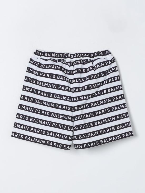 25FW [키즈] 발망 스윔팬츠 BUCP29Z2182 100NE White - BALMAIN