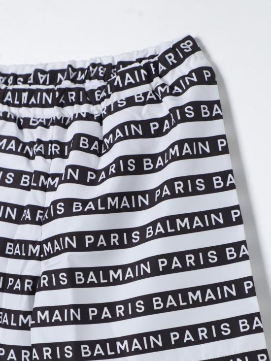 25FW [키즈] 발망 스윔팬츠 BUCP29Z2182 100NE White - BALMAIN
