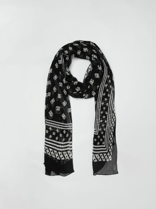 25FW 돌체앤가바나 머플러/스카프 FS182AGDB8B HN4ZW Black - DOLCE & GABBANA