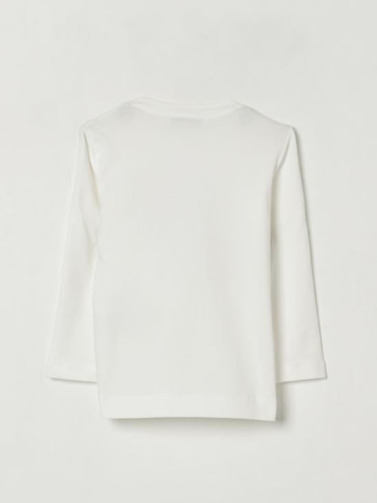 25FW [키즈] 모나리자 티셔츠 11F6276202 0001 Yellow Cream - MONNALISA