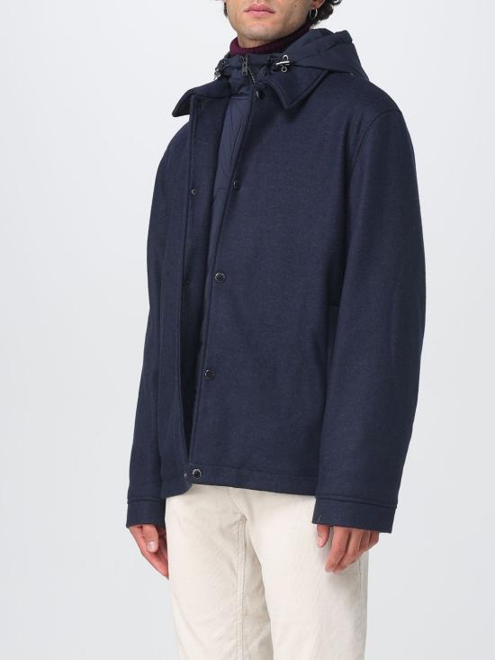 25FW 울리치 코트 CFWOOU2025MRUT5039 3989 Blue - WOOLRICH