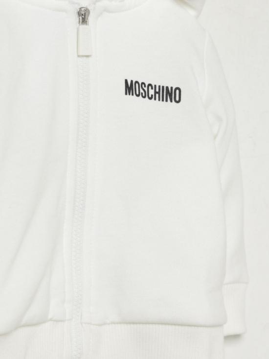 25FW [키즈] 모스키노 풀오버 MUF065LCA40 10063 White - MOSCHINO