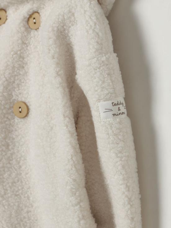 25FW [키즈] 테디 앤 미노우 캐주얼 자켓 A25TGP0001PE033 102 White - TEDDY & MINOU