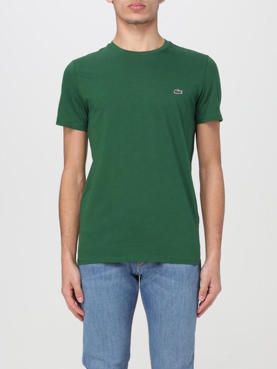 26SS 라코스테 피마 코튼 저지 크루넥 티셔츠 TH6709 132 Green