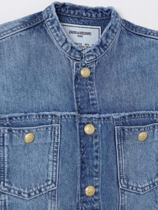 25FW [키즈] 자딕앤볼테르 캐주얼 자켓 X60359 Z03 Blue - ZADIG & VOLTAIRE