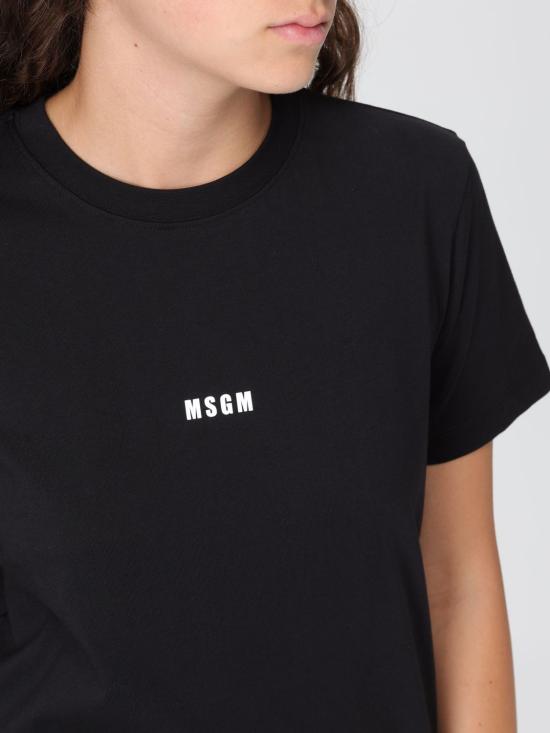 25FW 엠에스지엠 반팔 티셔츠 2000MDM500200002 99 Black - MSGM