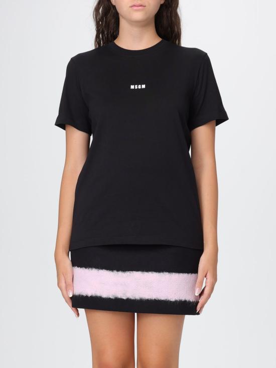 25FW 엠에스지엠 반팔 티셔츠 2000MDM500200002 99 Black